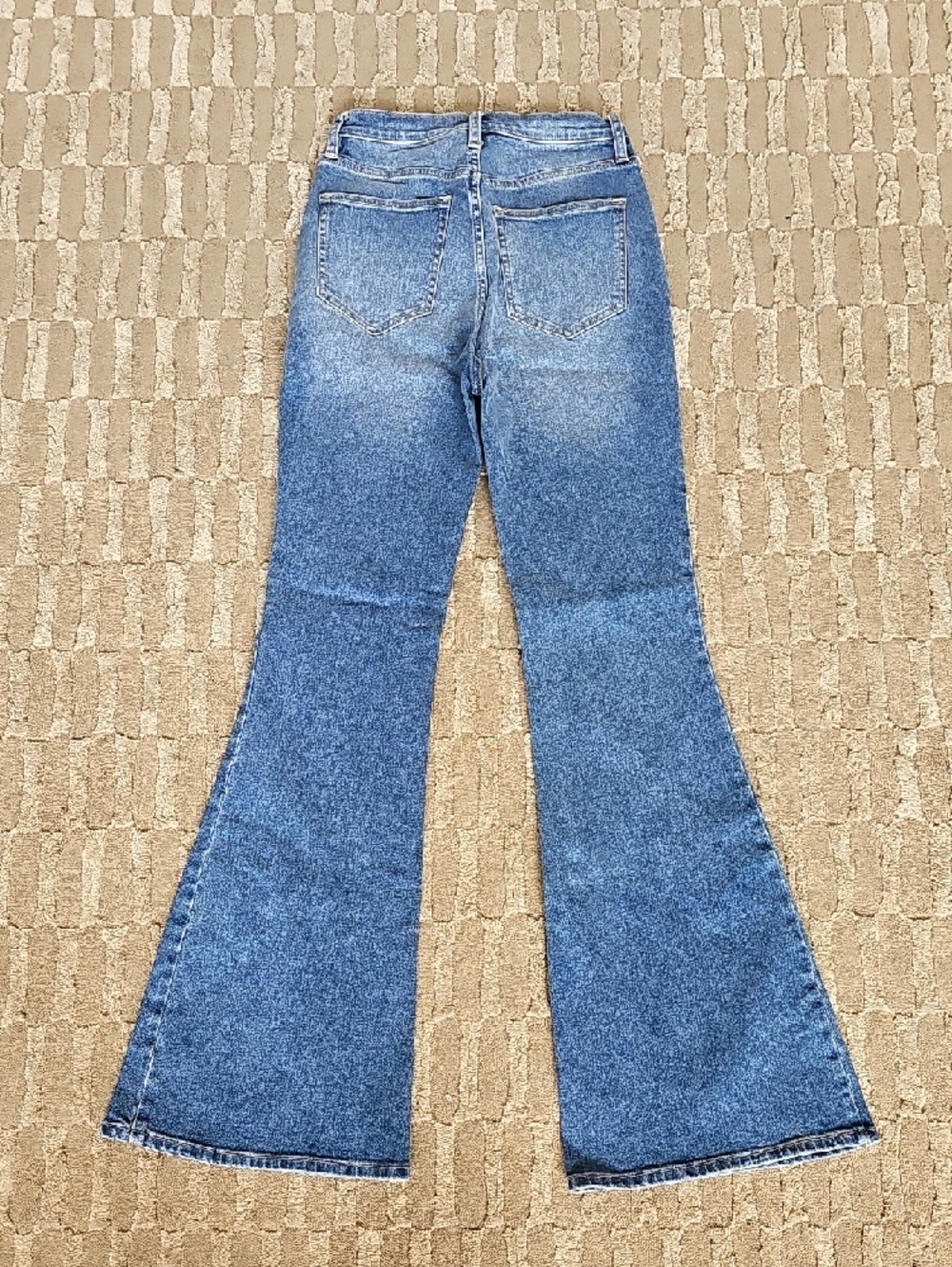 We The Free Medium Blue Flare Jeans - Picture 3 of 6